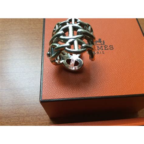 bague hermes chaine d ancre|bague chain enchaînée Hermes.